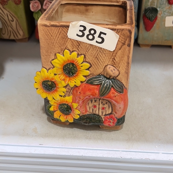 粗陶材质多肉花盆