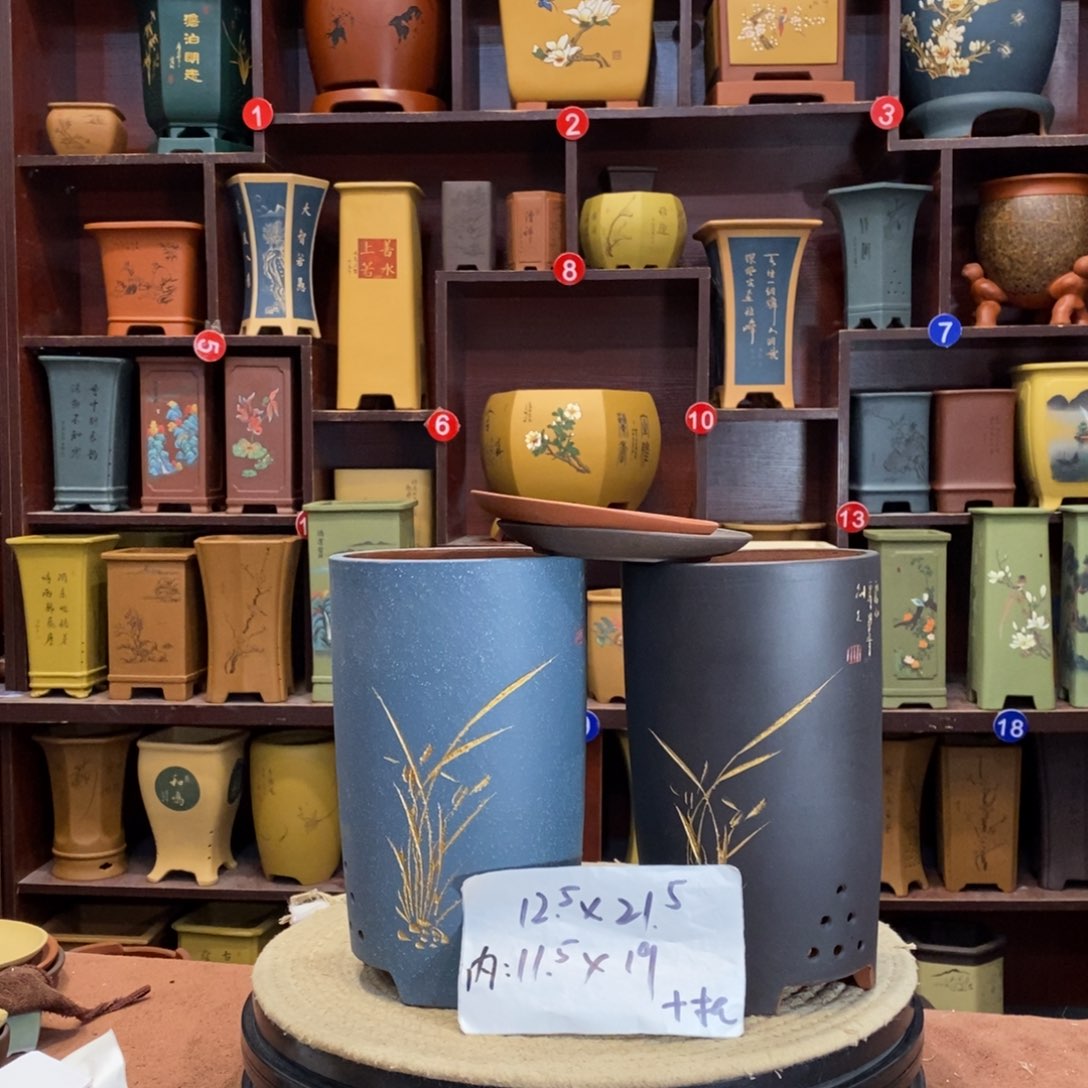 紫砂花盆紫砂艺术