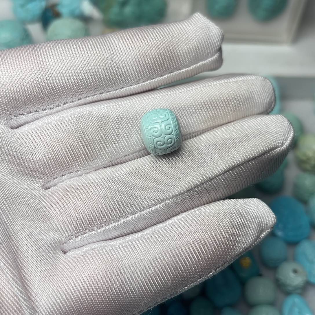 绿松石珠宝半成品未镶嵌