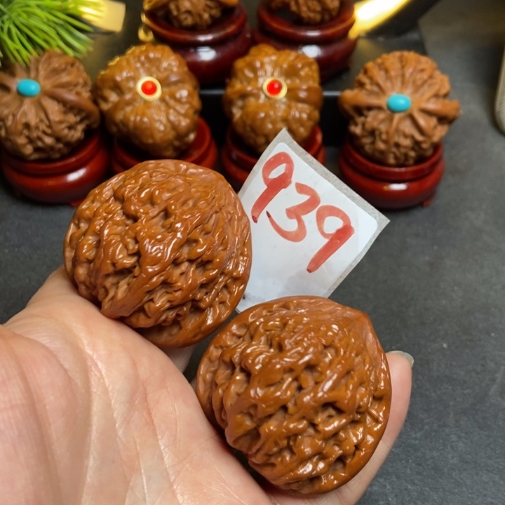 文玩核桃把件43虎头939