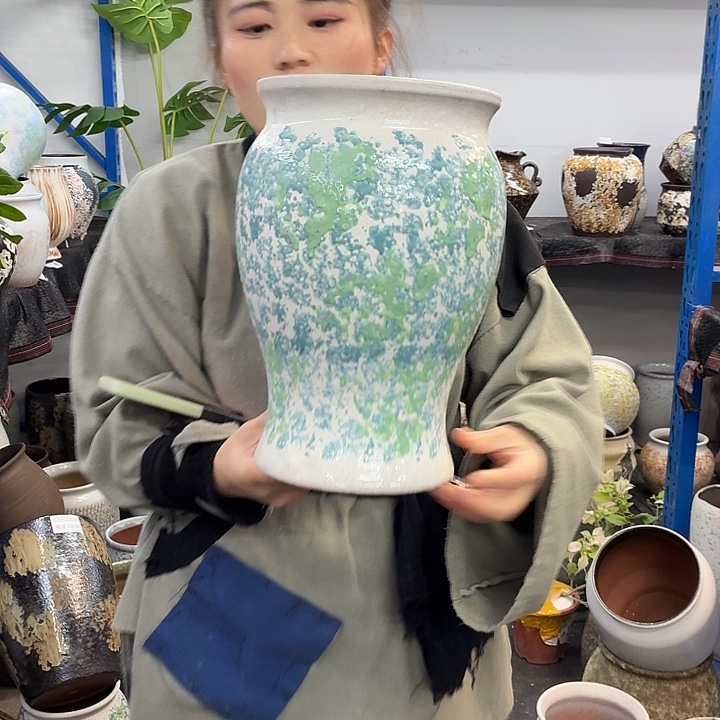 20×30 -粗陶花盆有孔-买买买