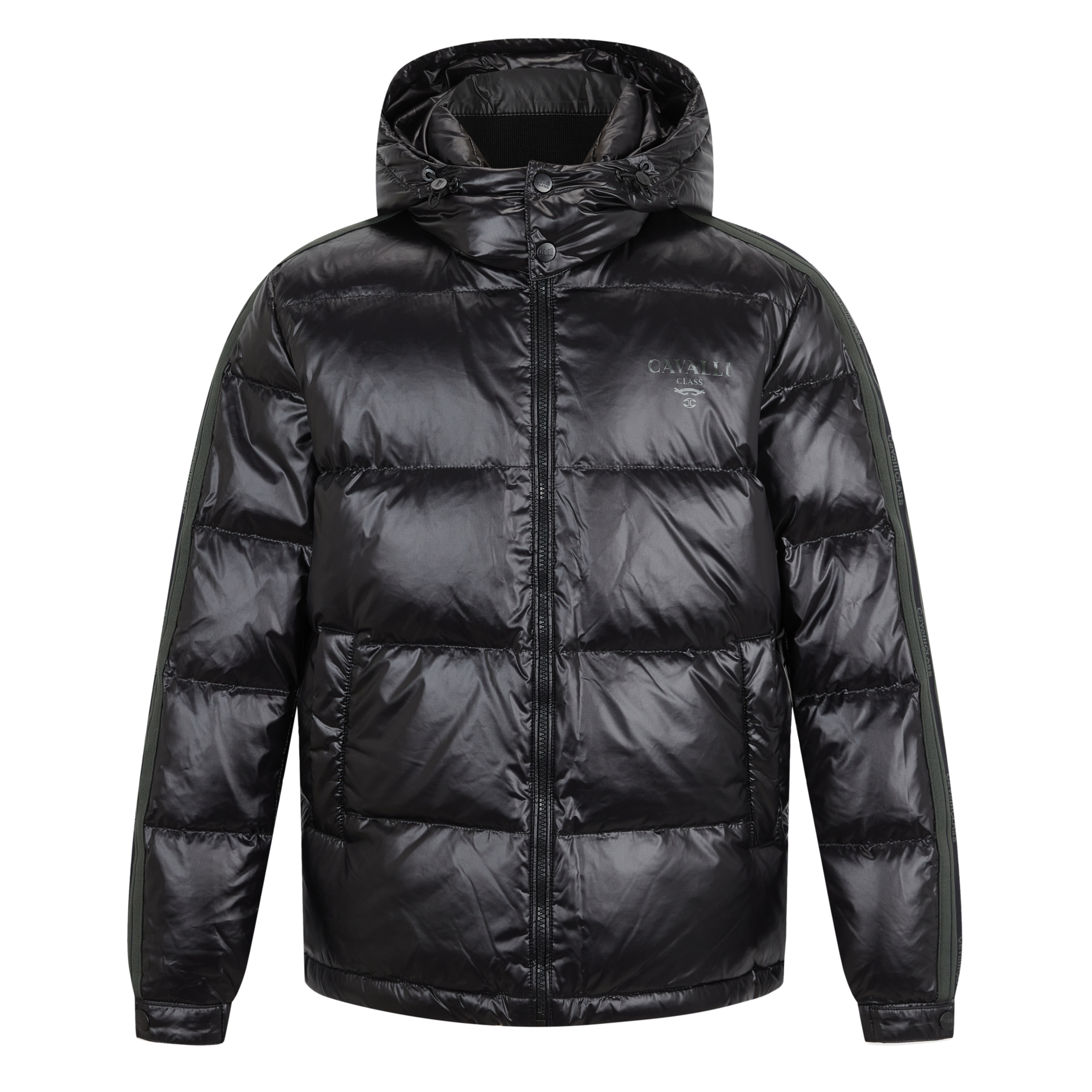 Cavalli Class25冬季新款连帽保暖时尚白鸭绒羽绒服JBC251