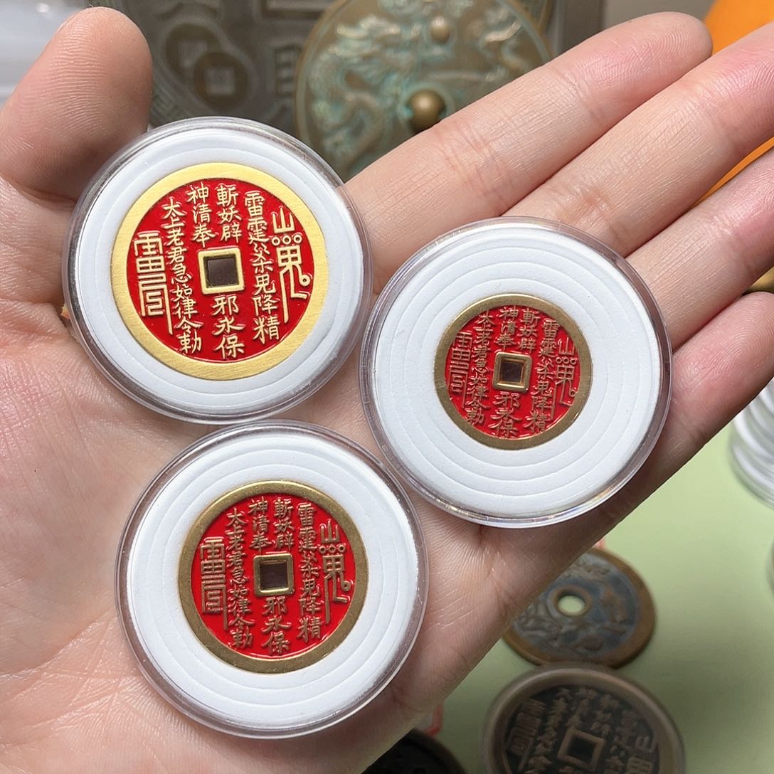 铜  经典封釉防水吉祥三宝套装（大中小家庭版）