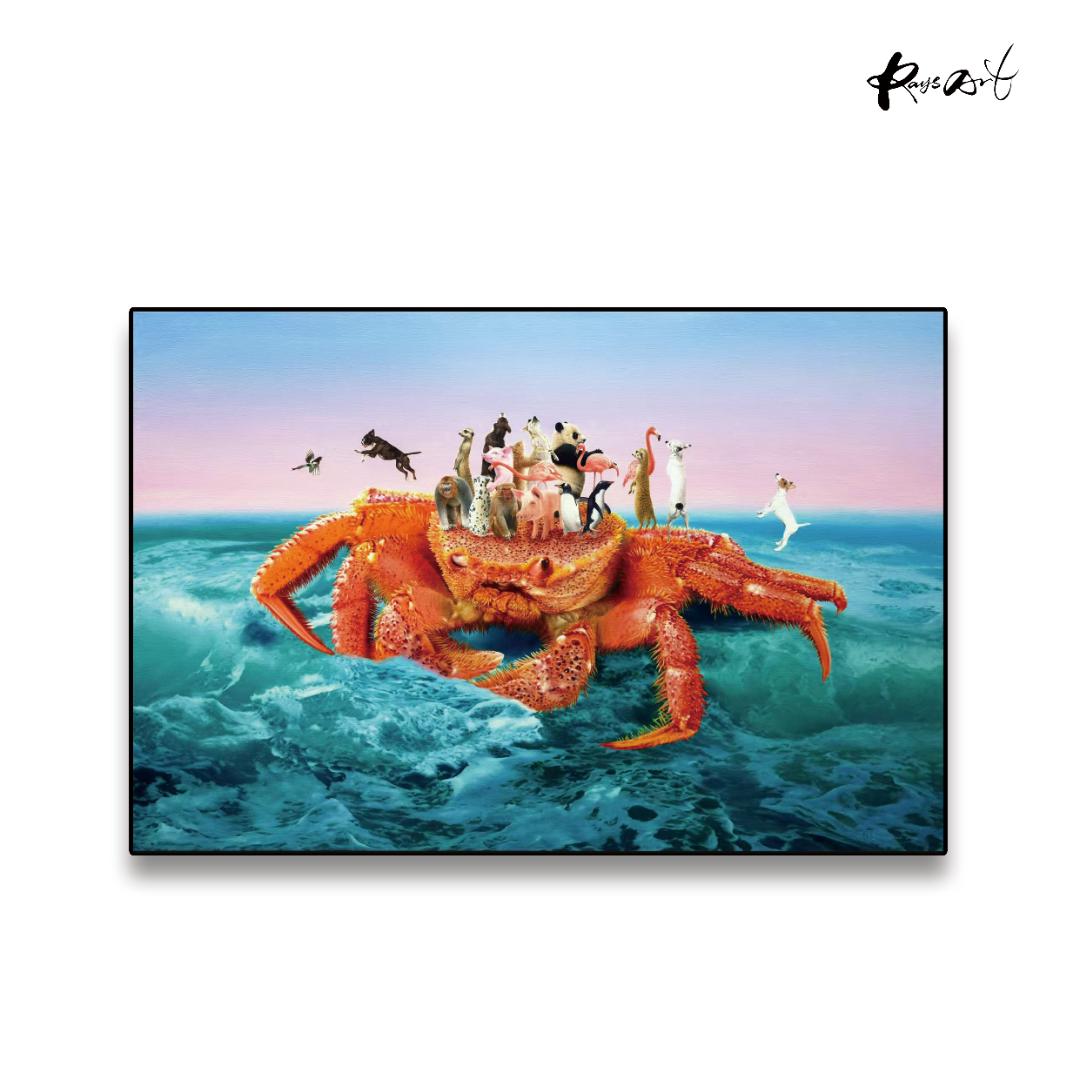 RaysArt艺术-周才敏  当代艺术家现实主义 布面油画 绘画作品收藏