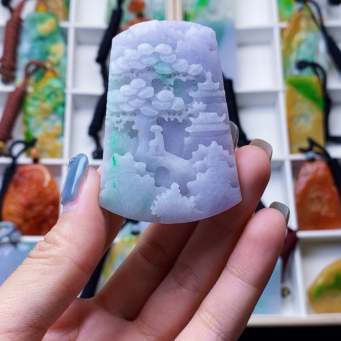 定制翡翠未镶嵌翡翠A货