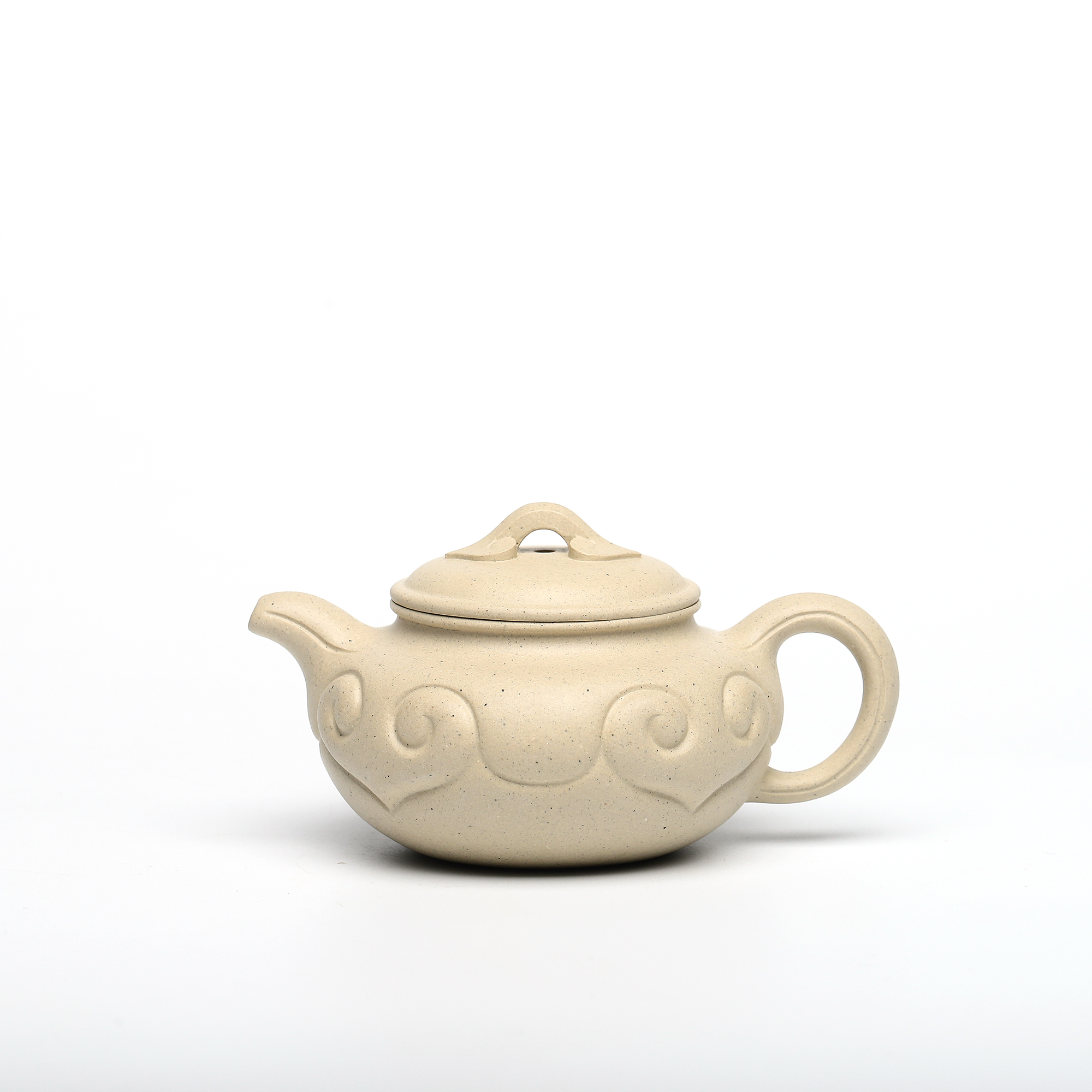 【毛不易严选】 仿古如意壶  原矿本山绿泥  半手工制作  约180cc 