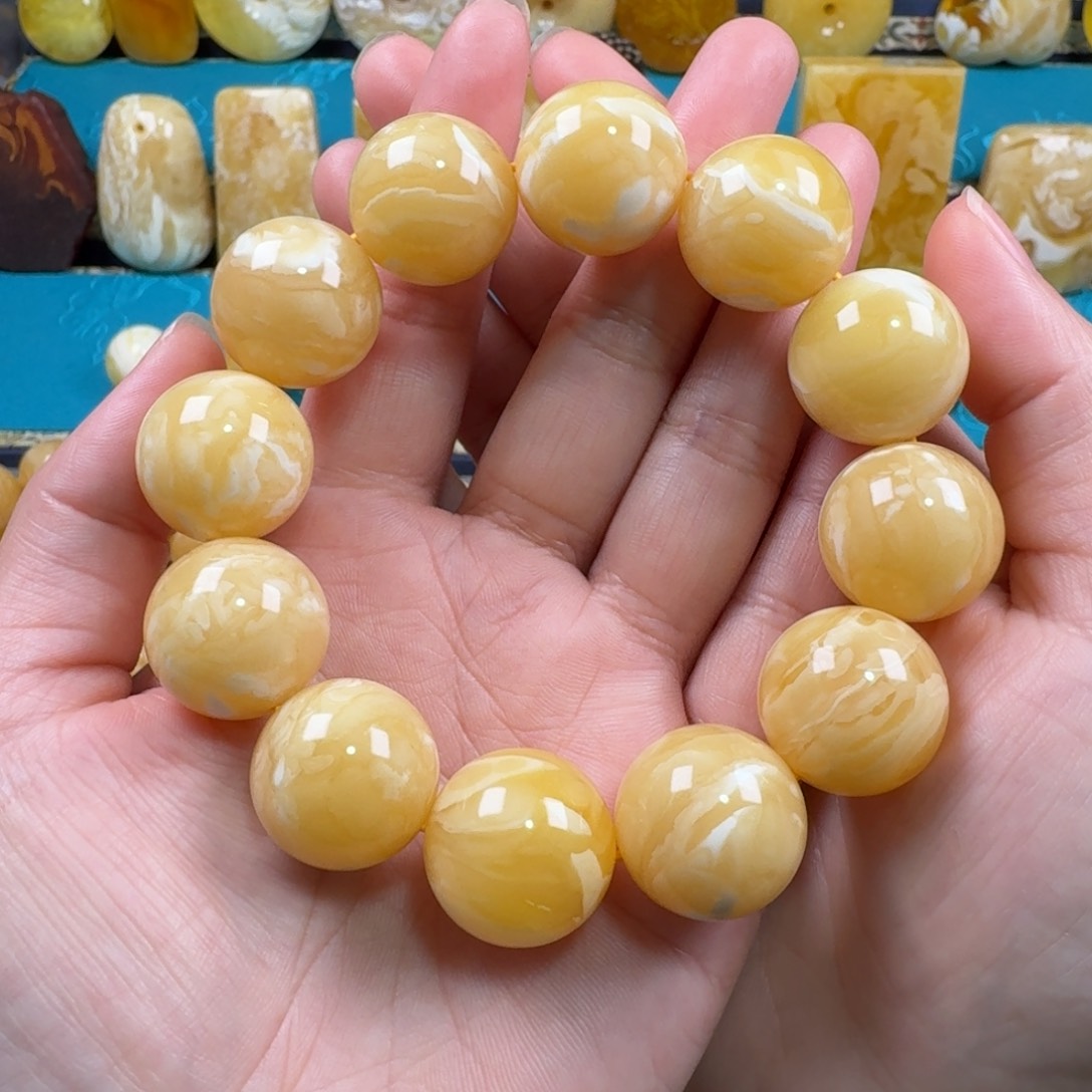 蜜蜡手链未镶嵌蜜蜡