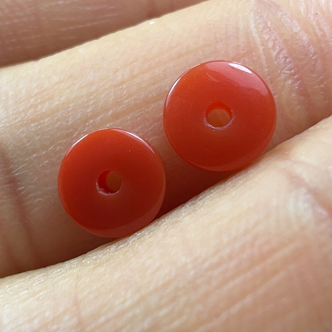 南红玛瑙隔片未镶嵌