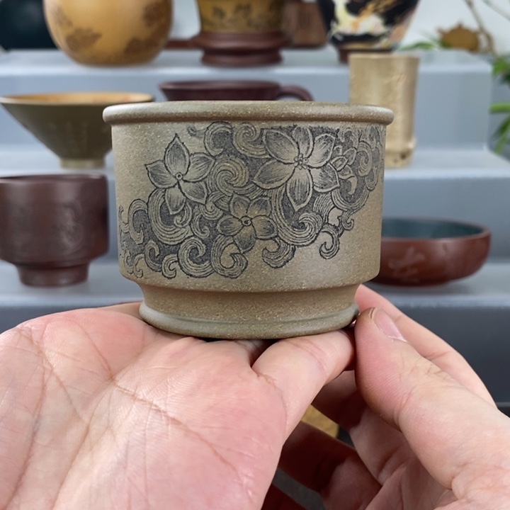 宜兴紫砂手工主人杯