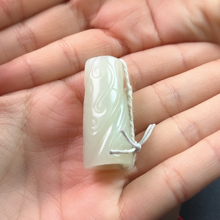 和田玉未镶嵌吊坠(不含链)暮**端