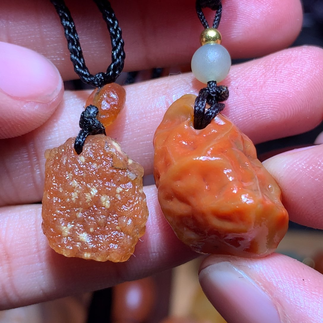 未镶嵌玛瑙/玉髓珠宝半成品