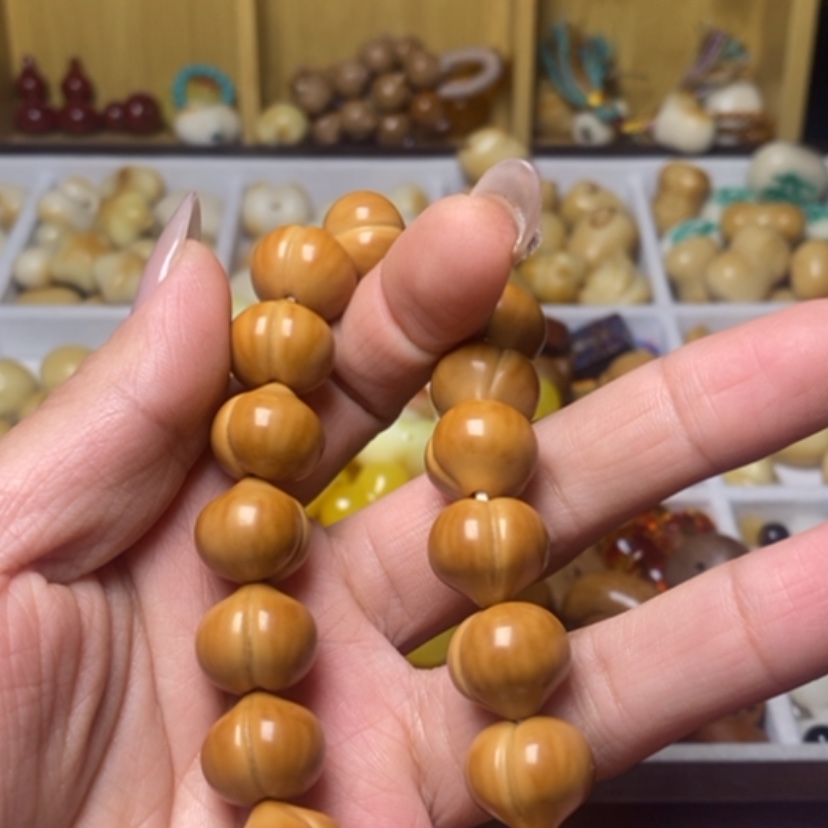 【闪购商品】手串猴头核桃楊**-光面