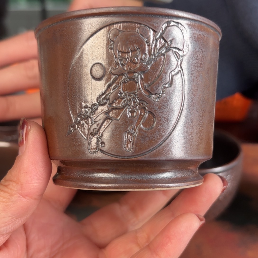 官***人龙泉云间青瓷小米茶器