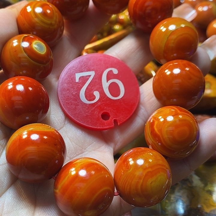 严***哥玛瑙/玉髓未镶嵌手链