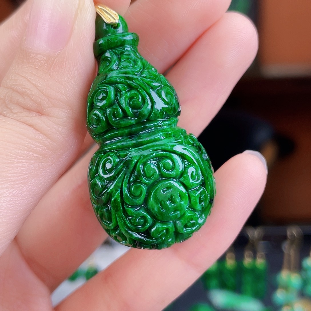 翡翠未镶嵌耳饰饰品