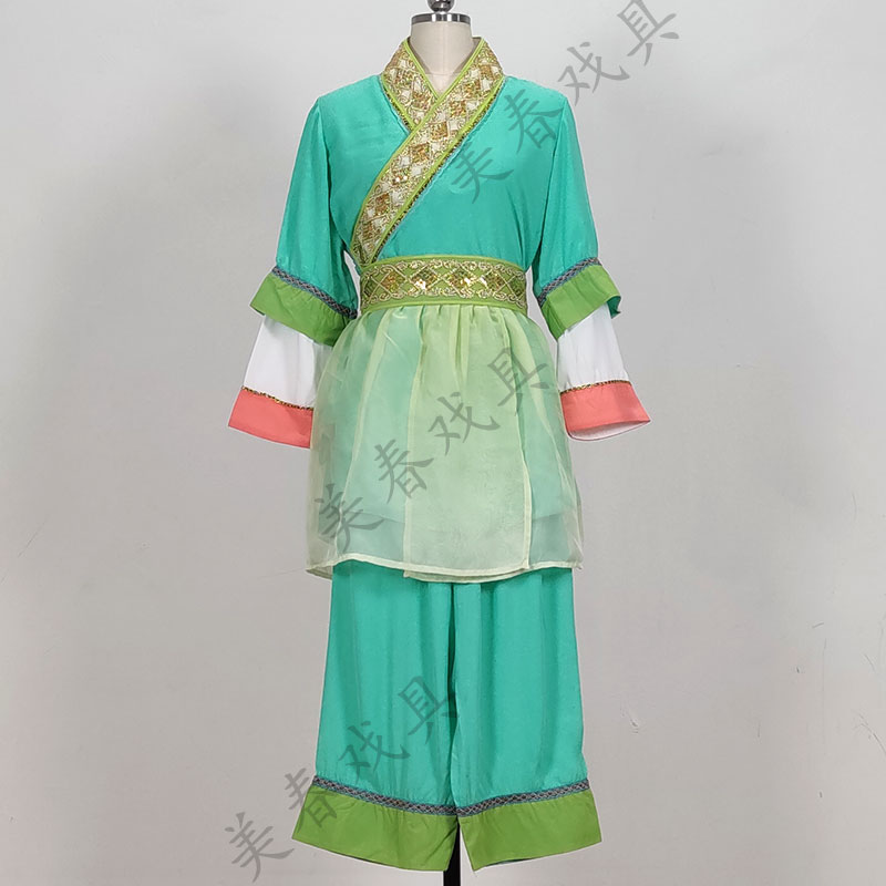 新款小旦丫头越剧戏服
