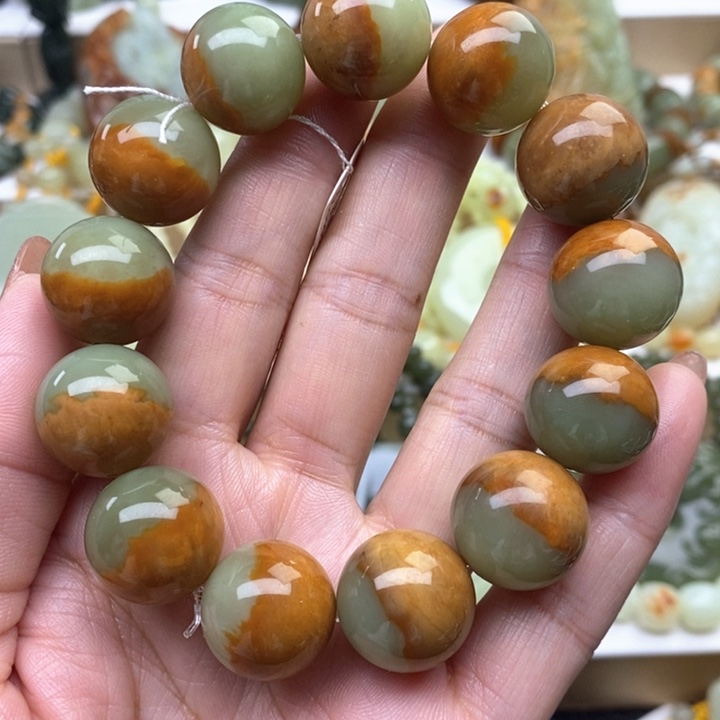 未镶嵌透闪石质玉手串