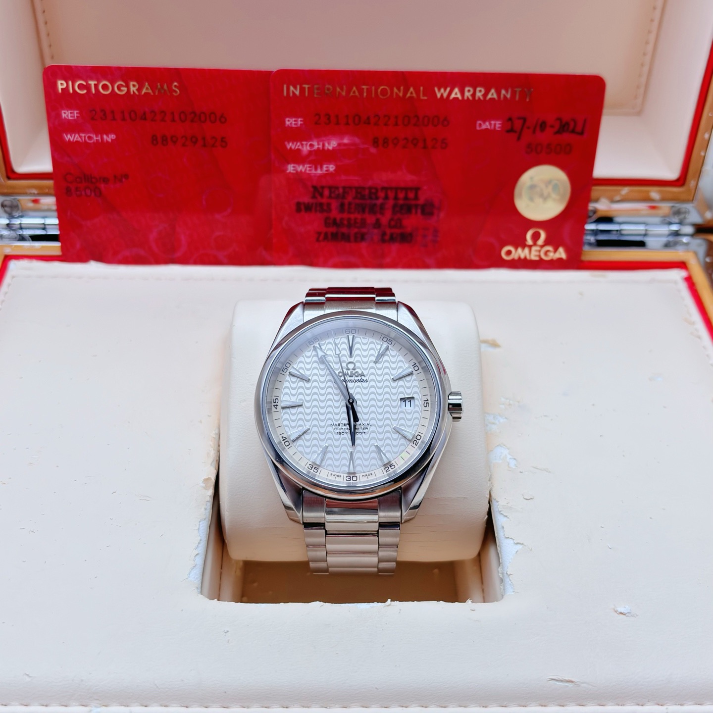 99新 Omega/欧米茄 海马150/21年全套/41.5MM/机械/公价44800