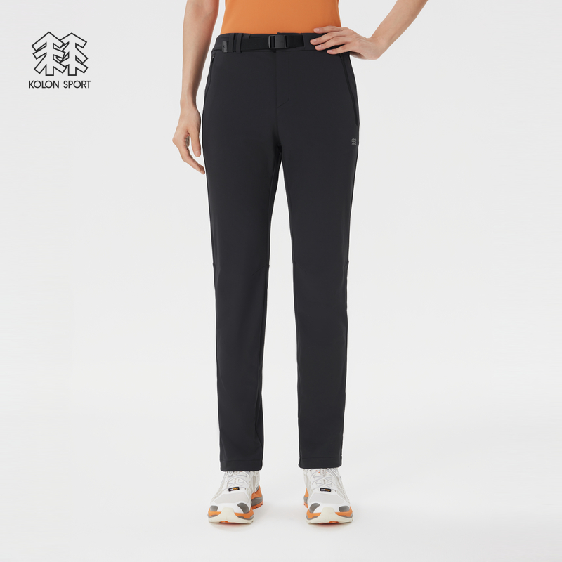 KOLON SPORT可隆女士软壳裤防泼水防风微喇户外Sky Hiker长裤