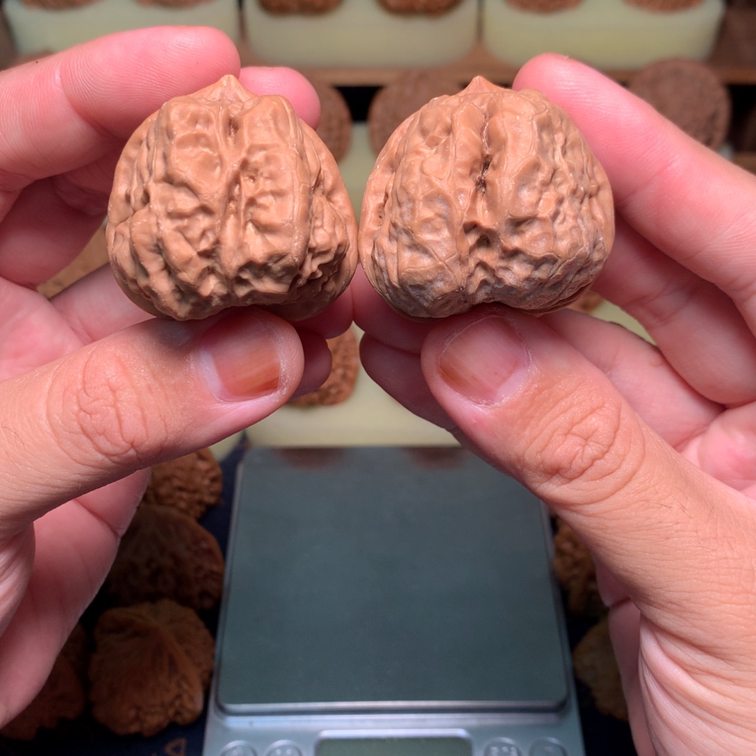 吊坠文玩核桃43肚延庆三角肌肉蛙1号