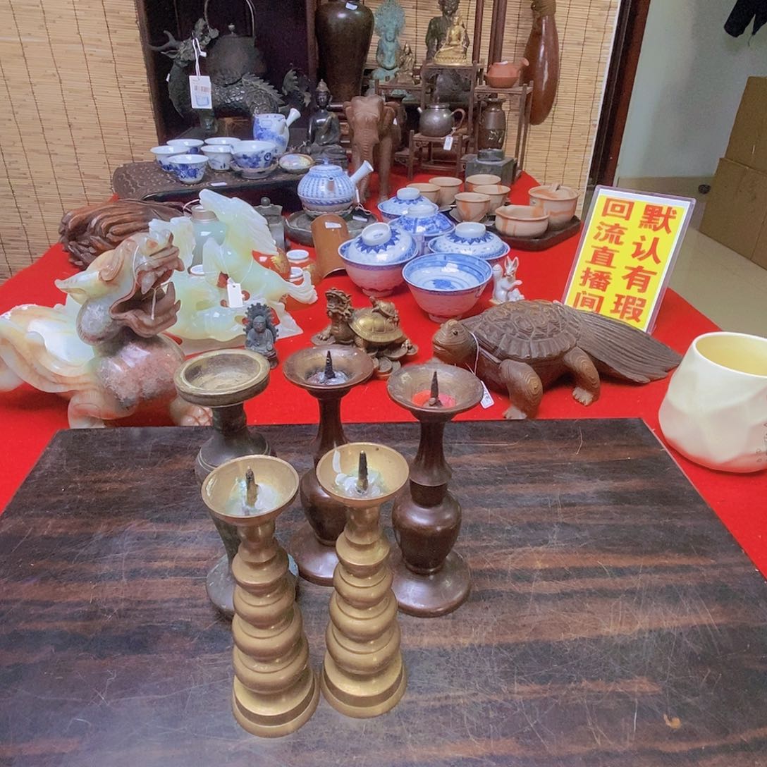 元****柜家用精美铜制烛台