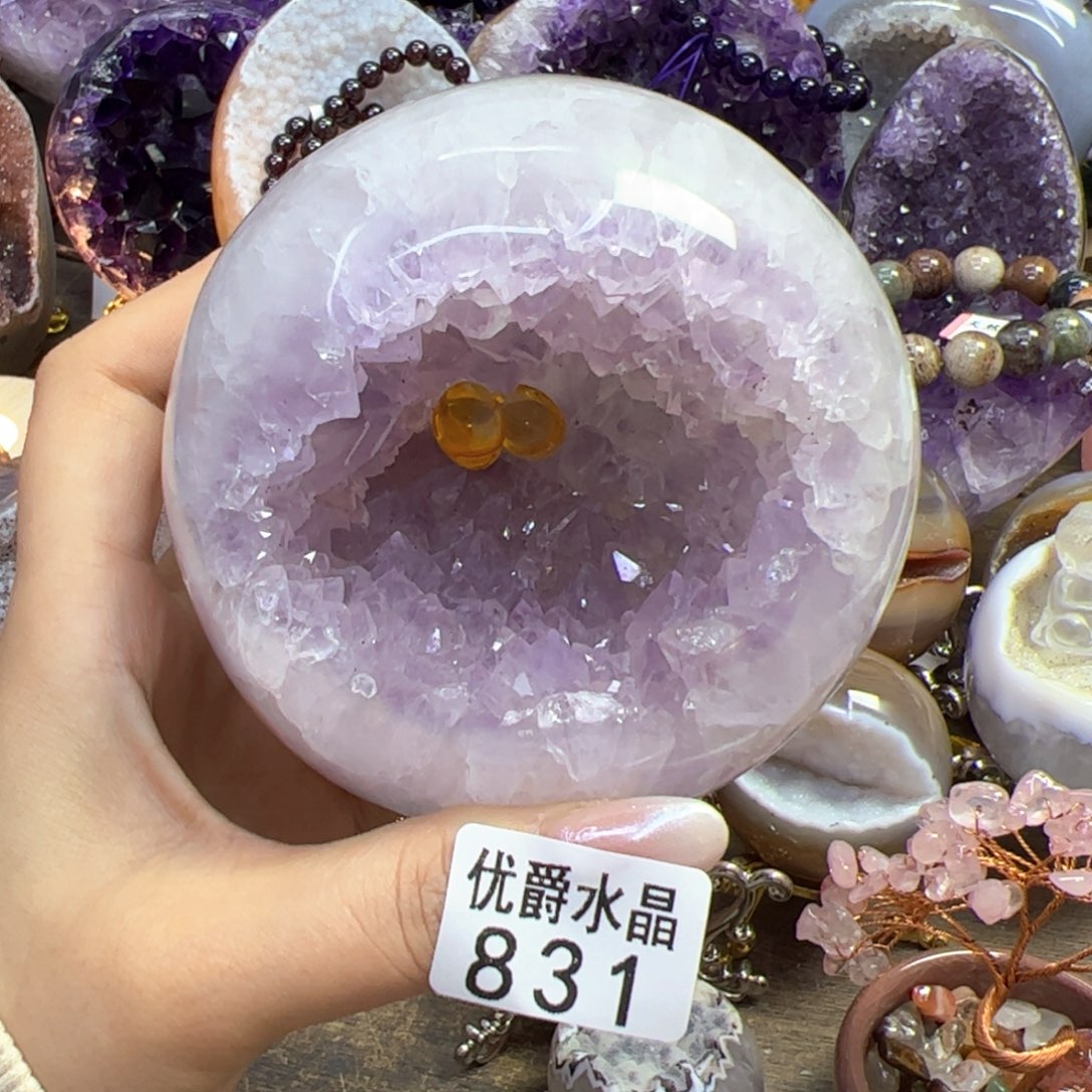 未镶嵌大型摆件（非配饰）紫晶831