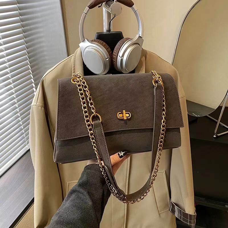 【阿芳专属】2025新款秋冬百搭通勤斜挎腋下单肩链条包