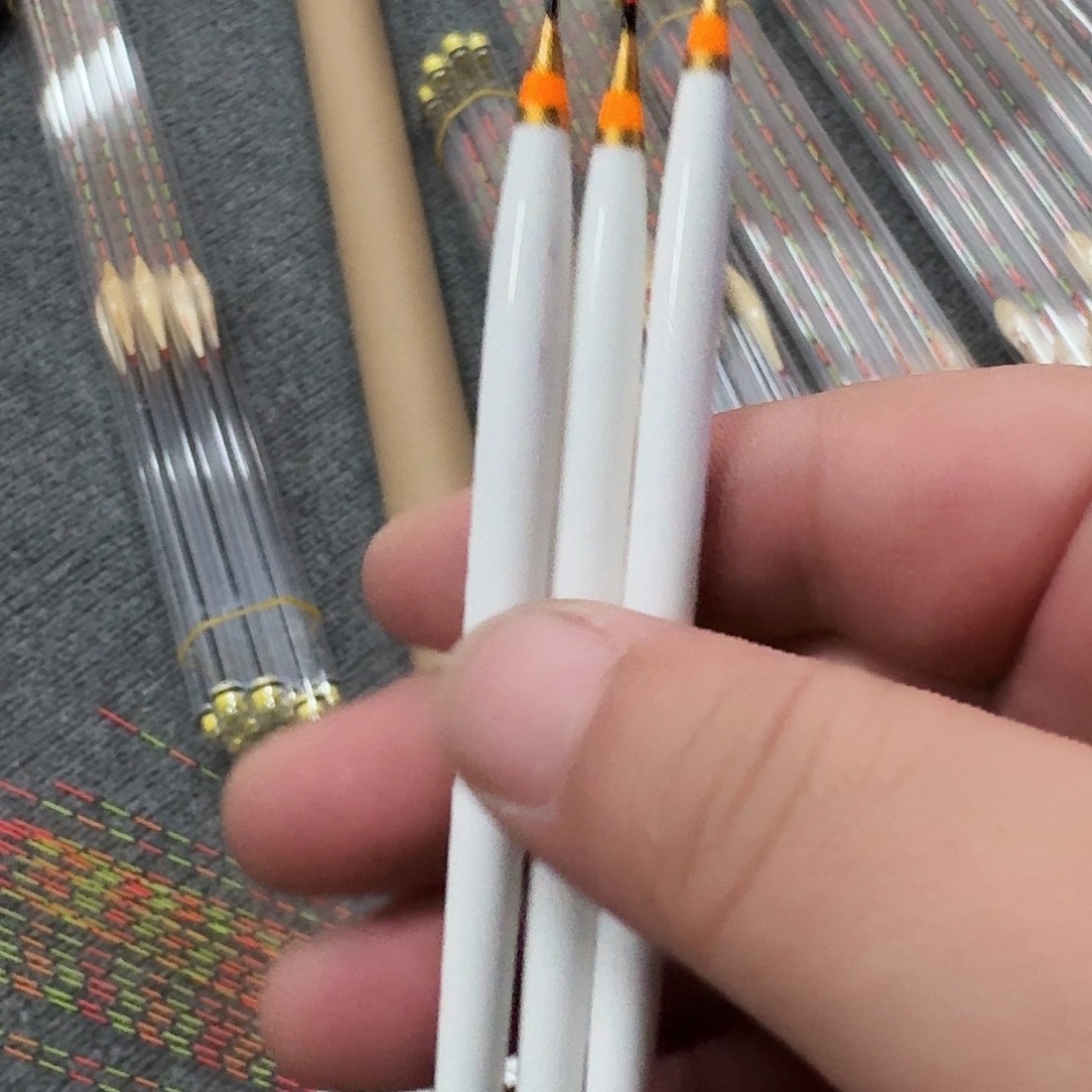 孔雀羽白色羽毛浮漂一套