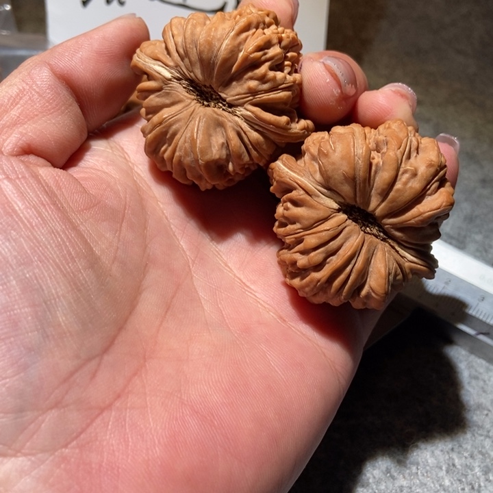 ****王吊坠文玩核桃楼子