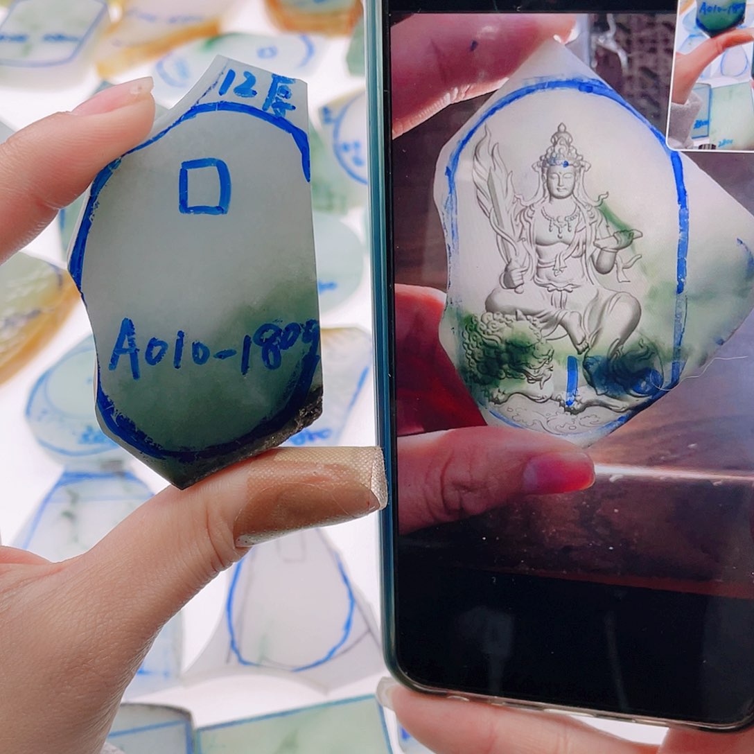 定制翡翠未镶嵌纯天然缅甸a货翡翠
