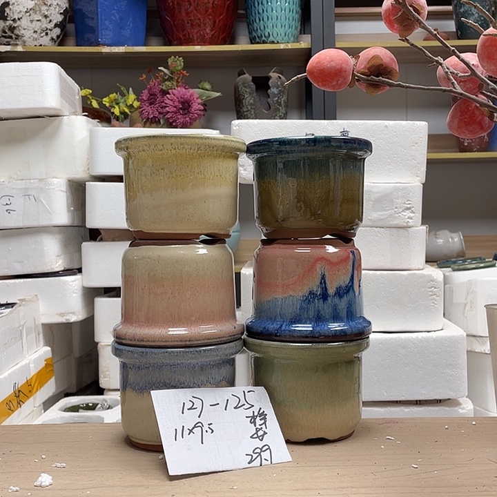 .***.粗陶多肉花盆微瑕125