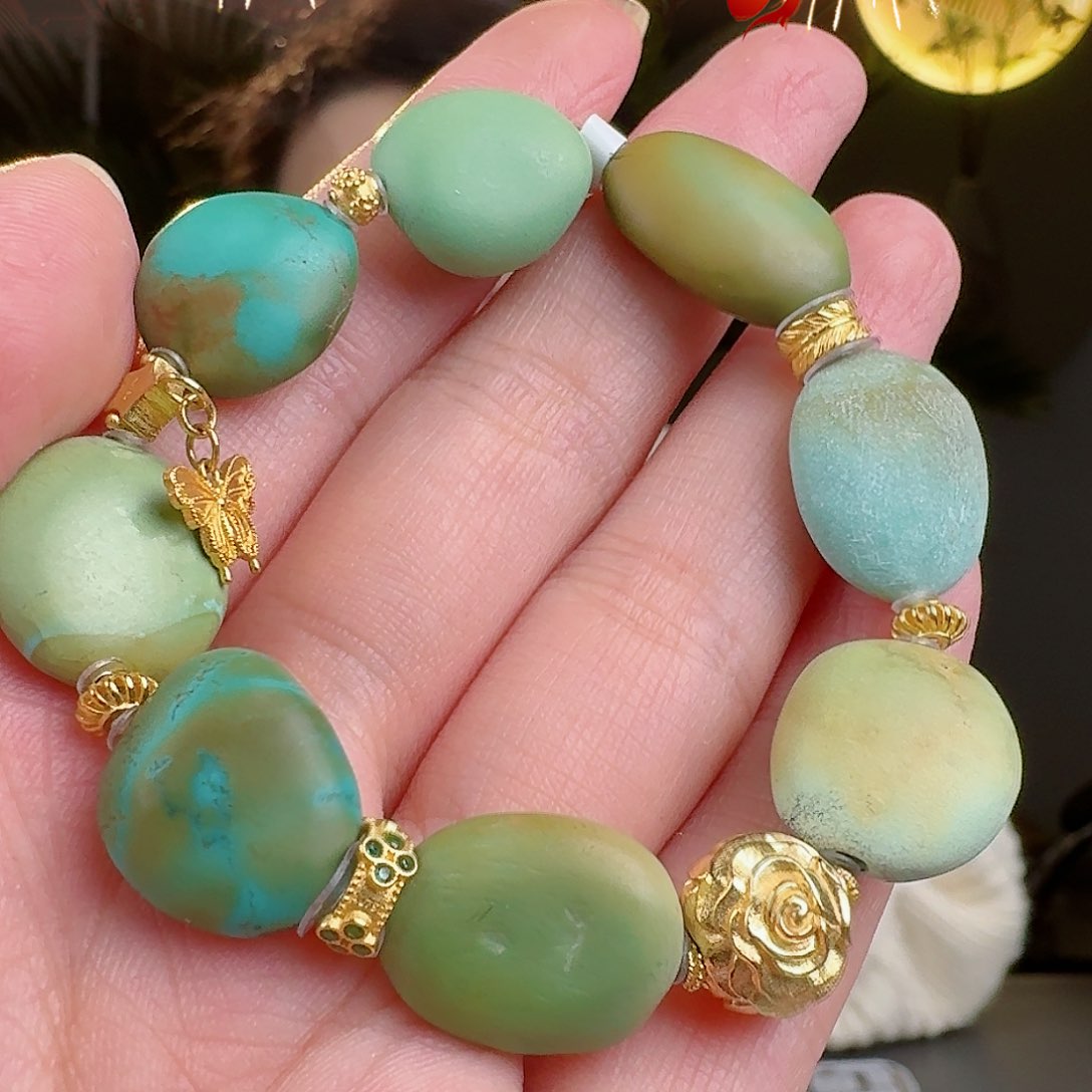 绿松石珠宝奇石未镶嵌