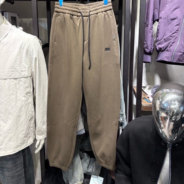 加绒加厚冬季长裤休闲百搭束脚6857
