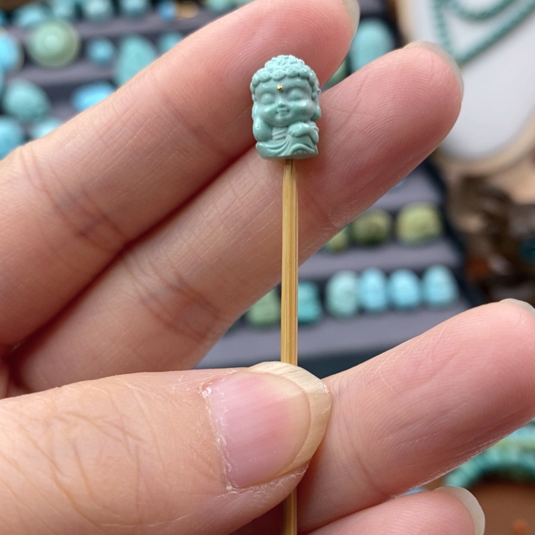 绿松石珠宝奇石未镶嵌