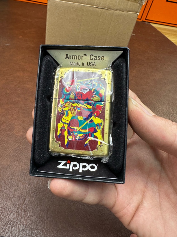 Zippo打火机门神秦叔宝