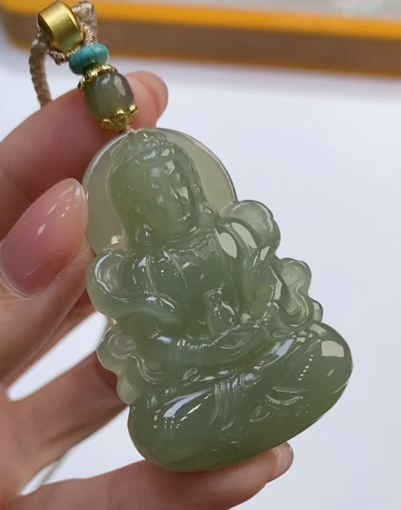 306326/和田玉观音  多样性一件发