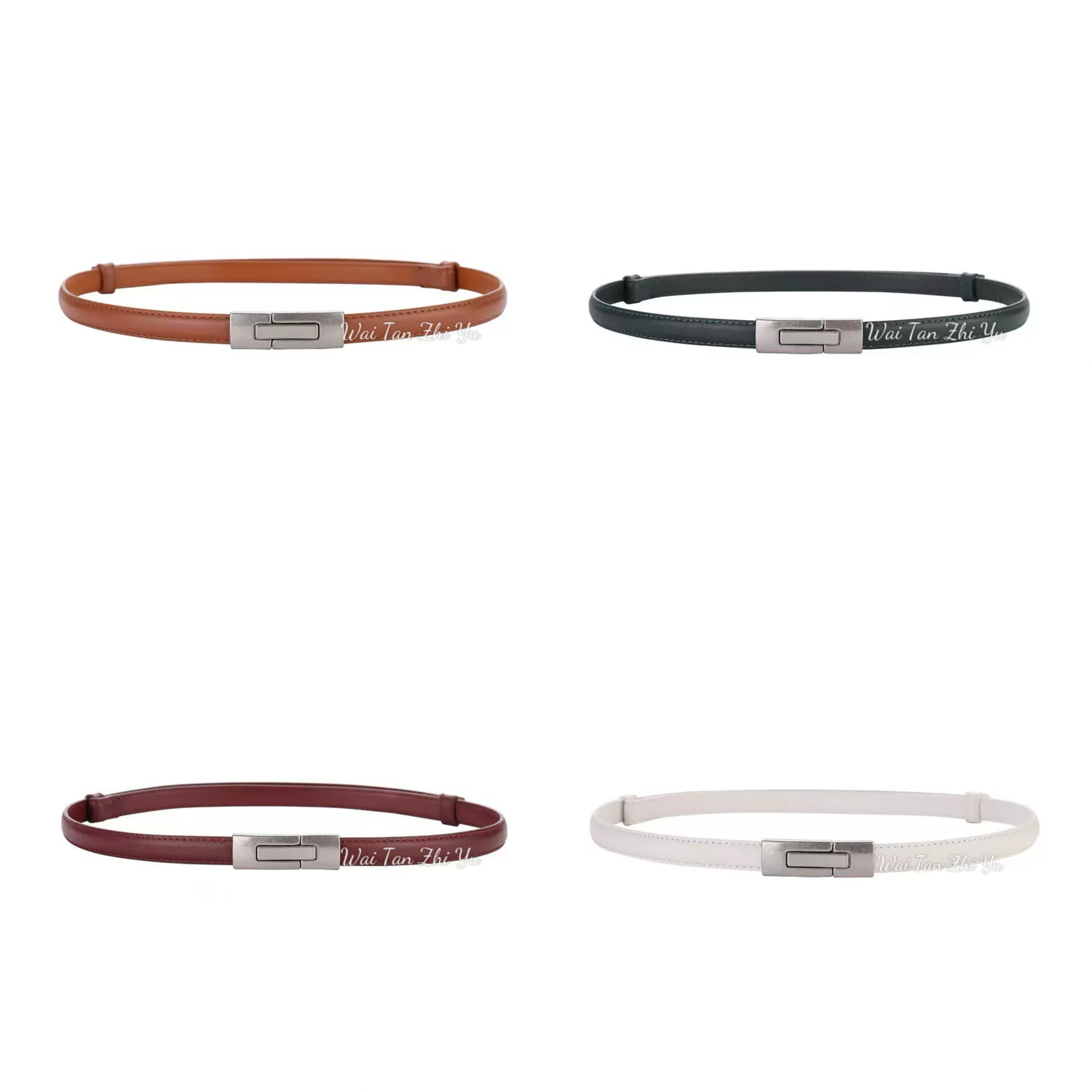 【韩版真皮】简约时尚大气百搭真皮光面显瘦腰带