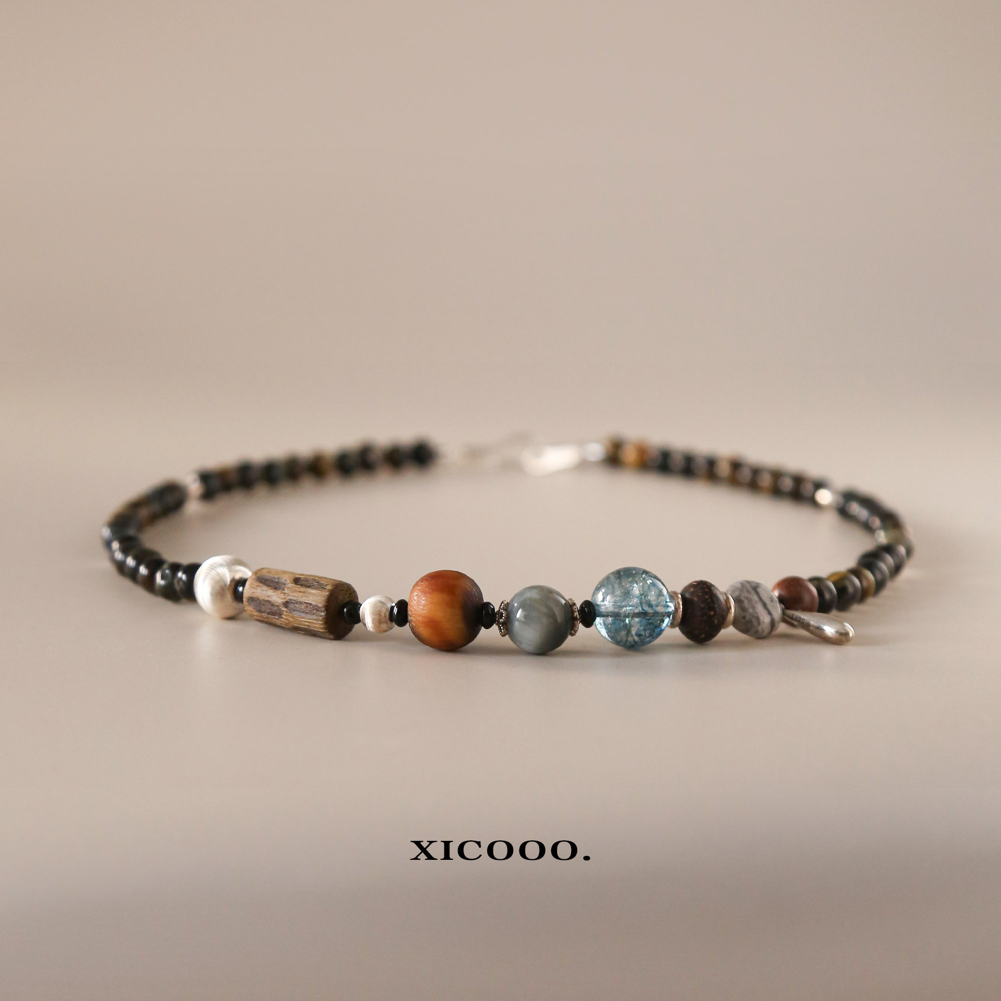 链子925银 【贰姐家】925银木质高级感项链