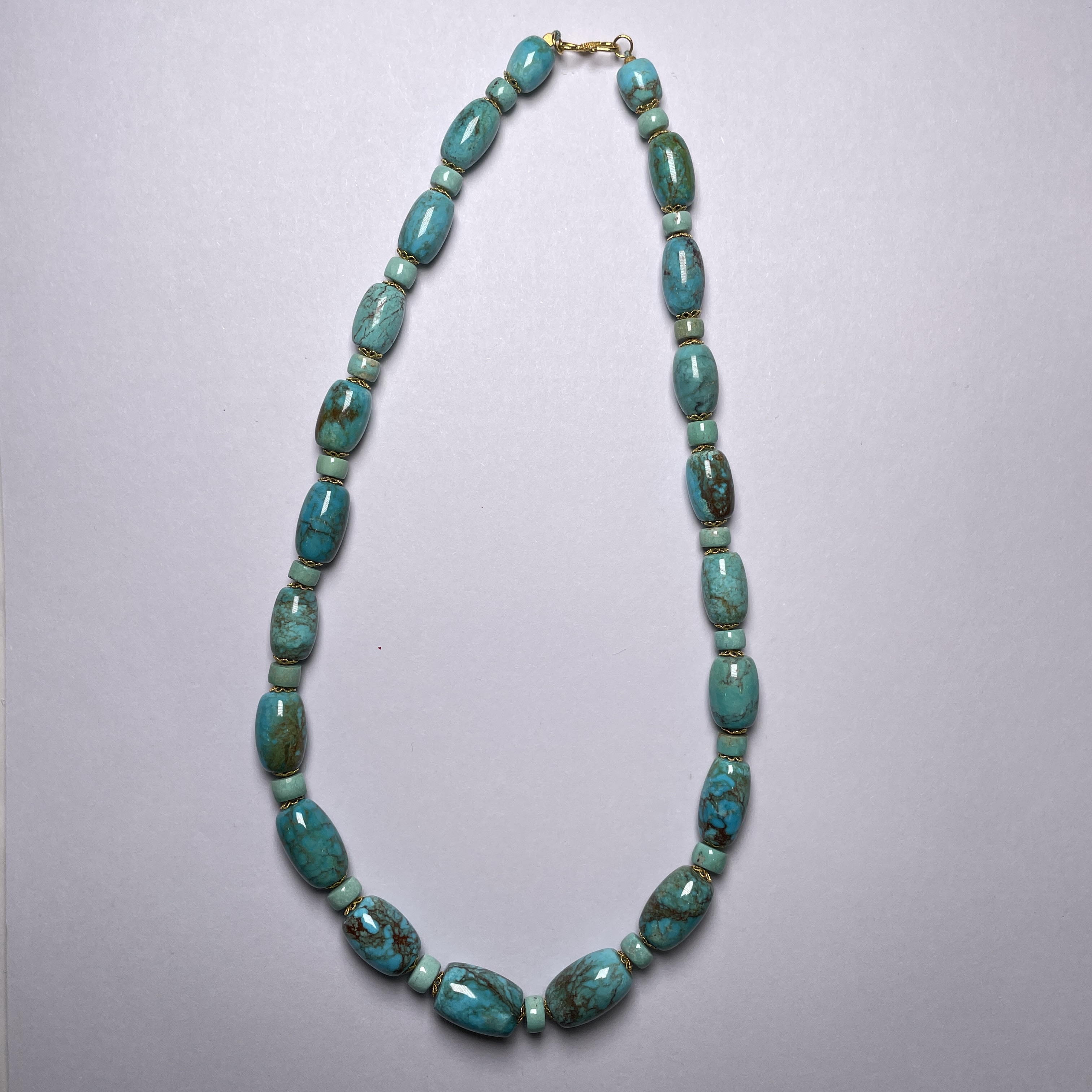 【老掌柜】18K绿松石项链/AUN072585