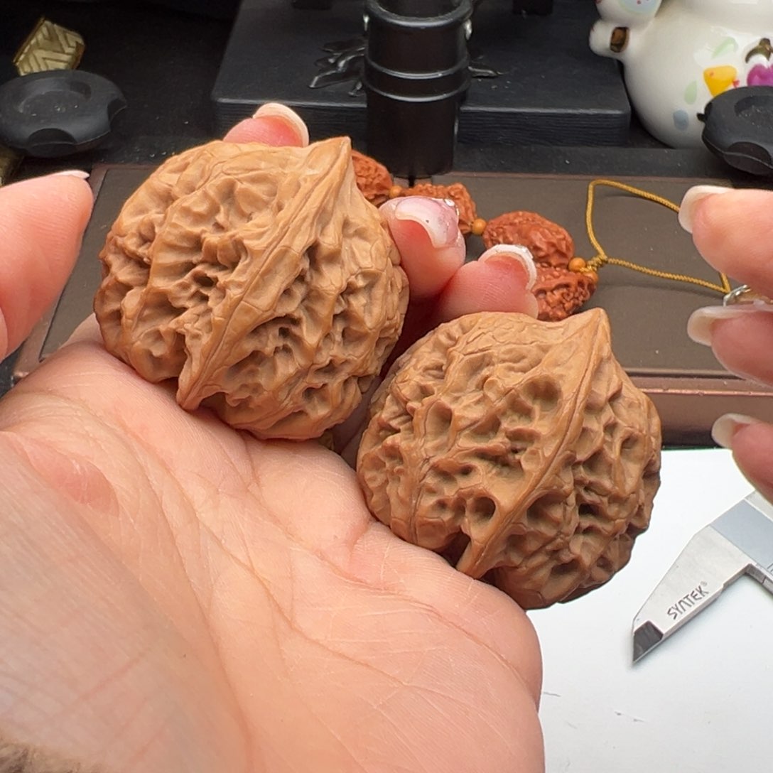 文玩核桃把件火苗41