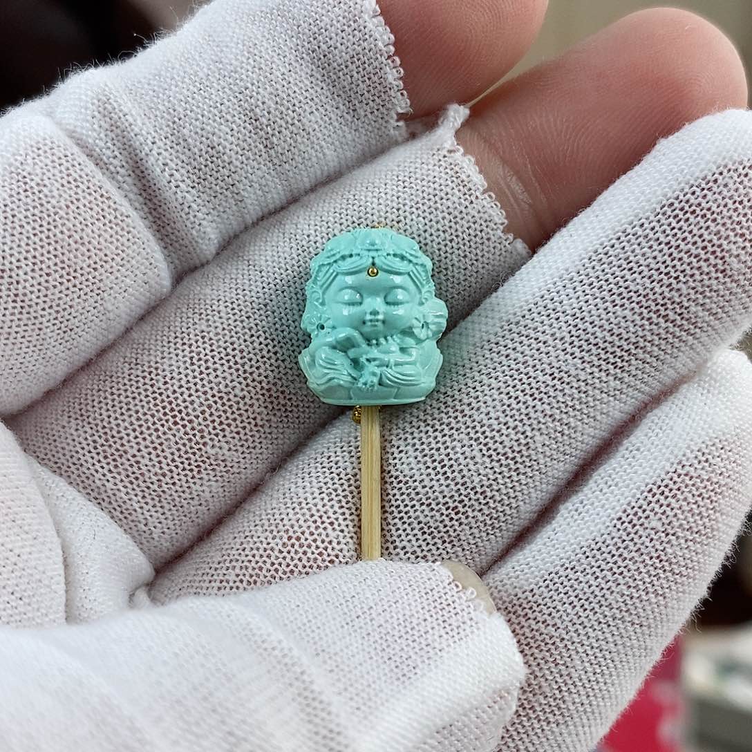 绿松石珠宝奇石未镶嵌