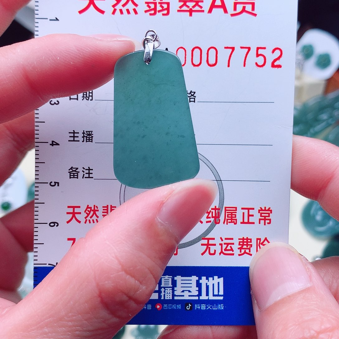 翡翠颈饰未镶嵌吊坠