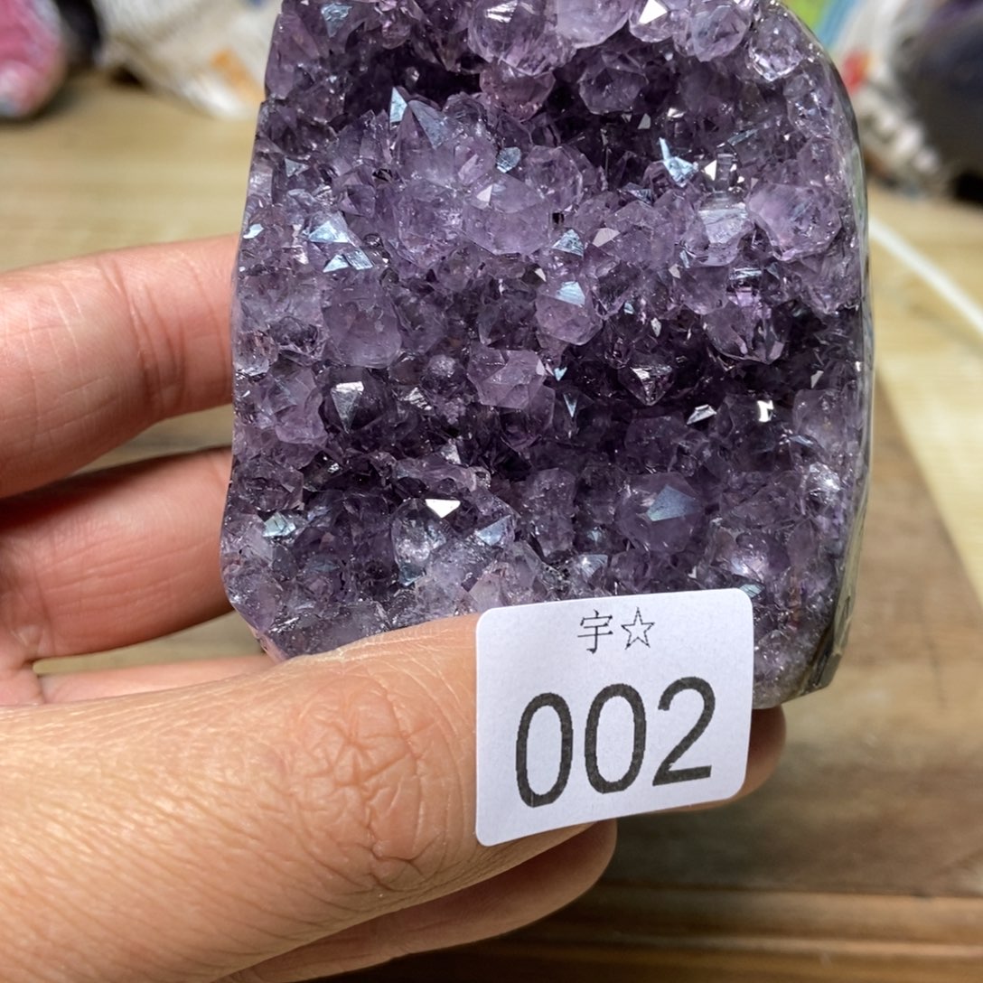 紫晶天然水晶摆件未镶嵌