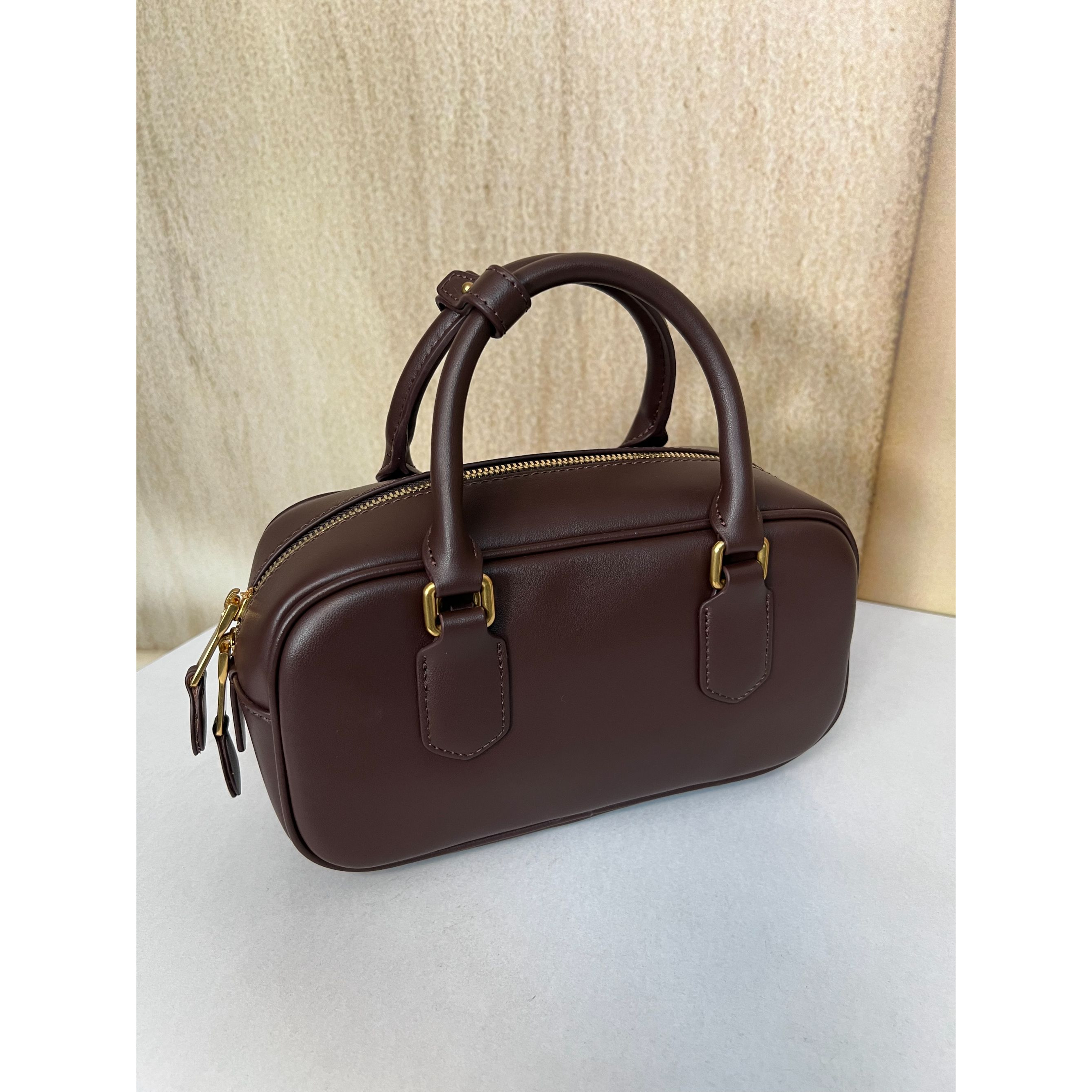 TOLEX2025新款手工时尚光球百搭女包石楠木色