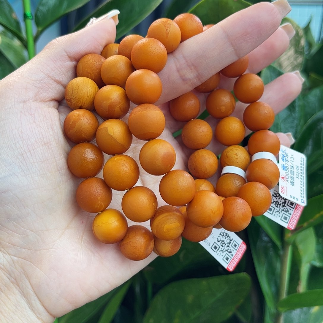 琥珀手链未镶嵌13m多样性发其一