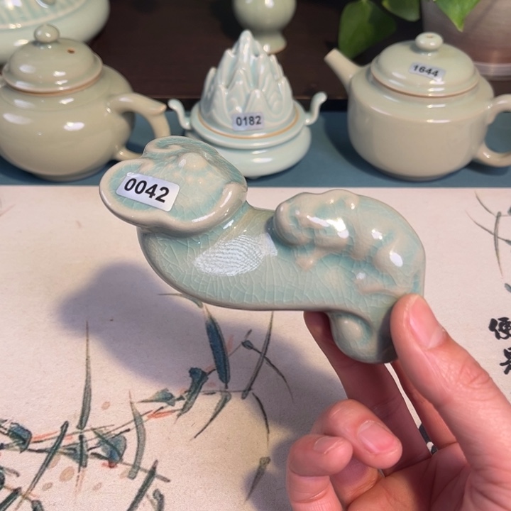 杯子瓷0042 青鸾汝瓷汝州发货