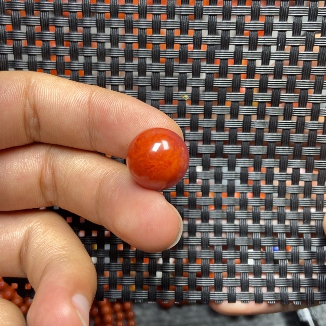 南红玛瑙配饰未镶嵌心*14+’mm