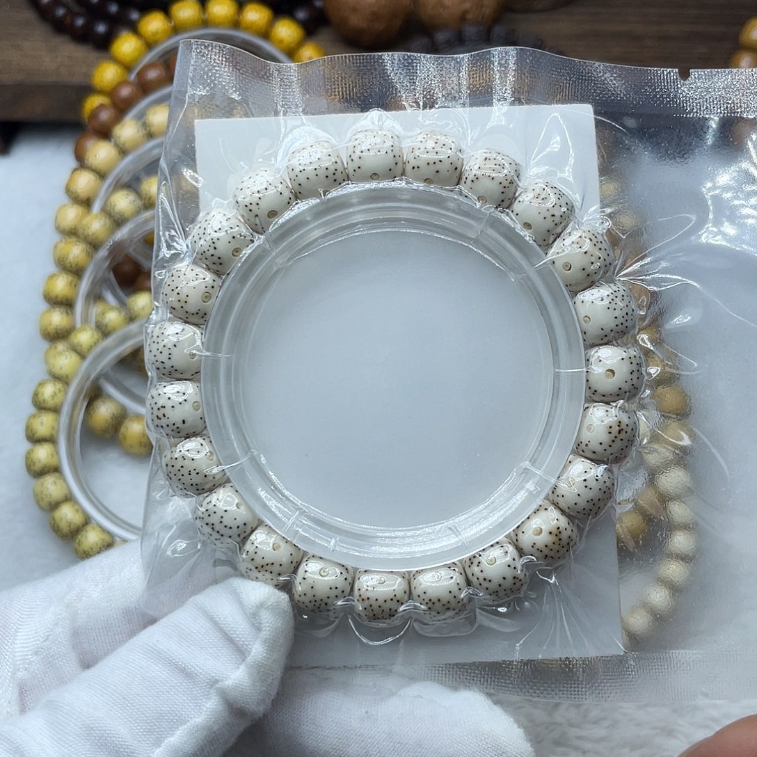 手串星月菩提原生态10✖️9双留白针尖星