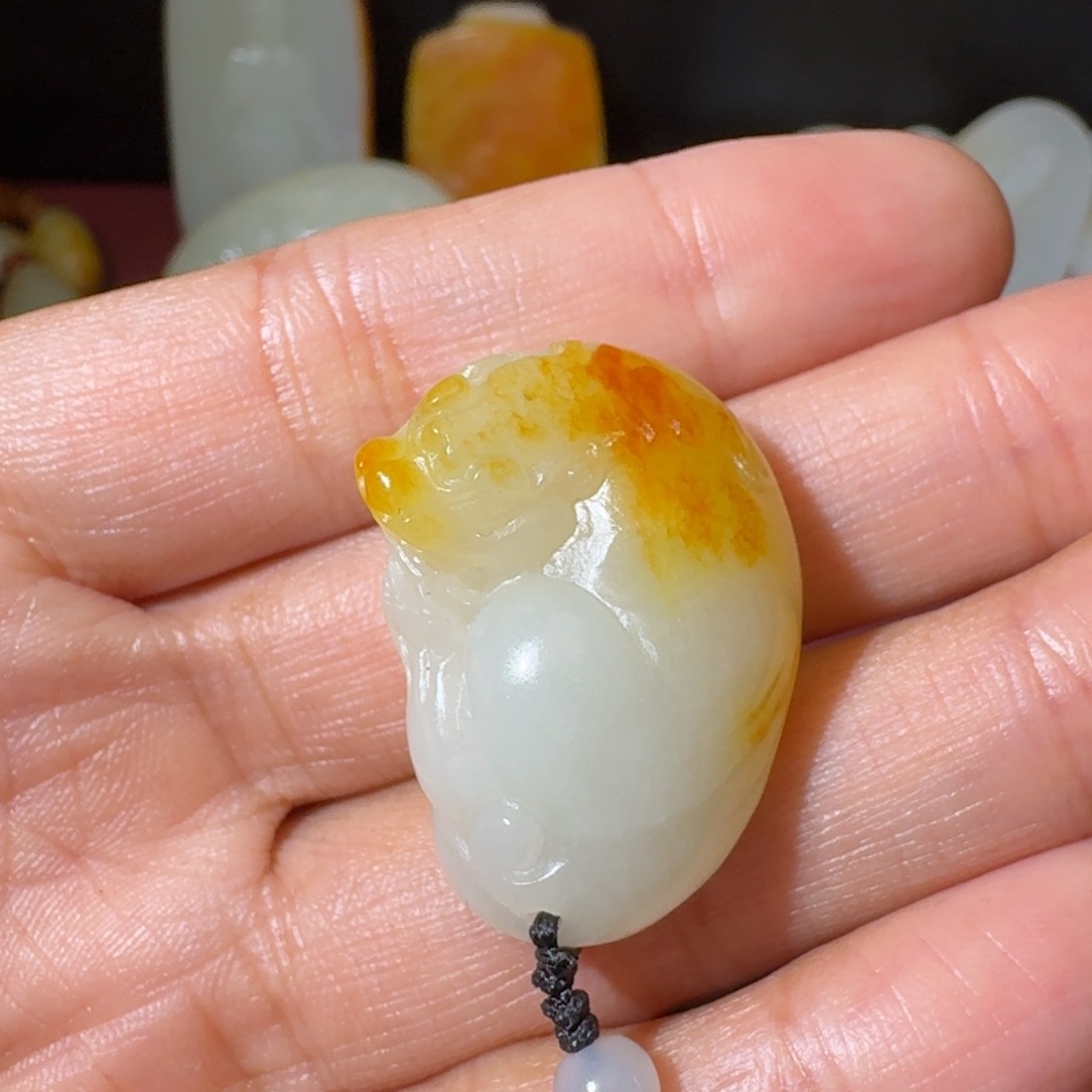 长***安和田玉未镶嵌挂件