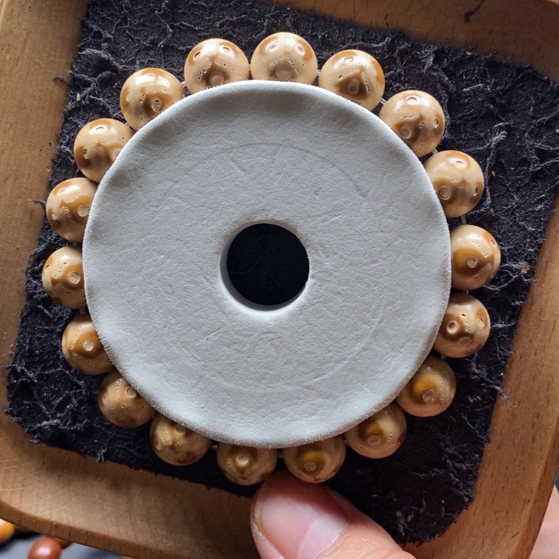 紫金鼠手串12+mm精品熊猫